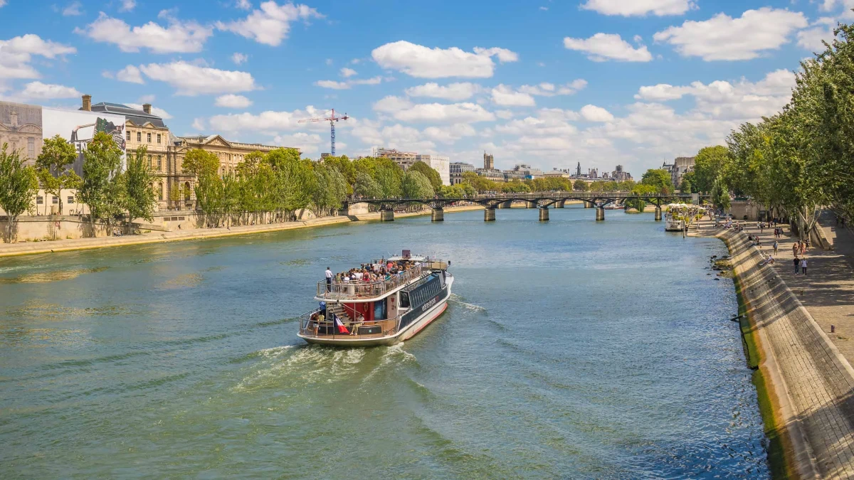 Cruising on the Seine in Paris