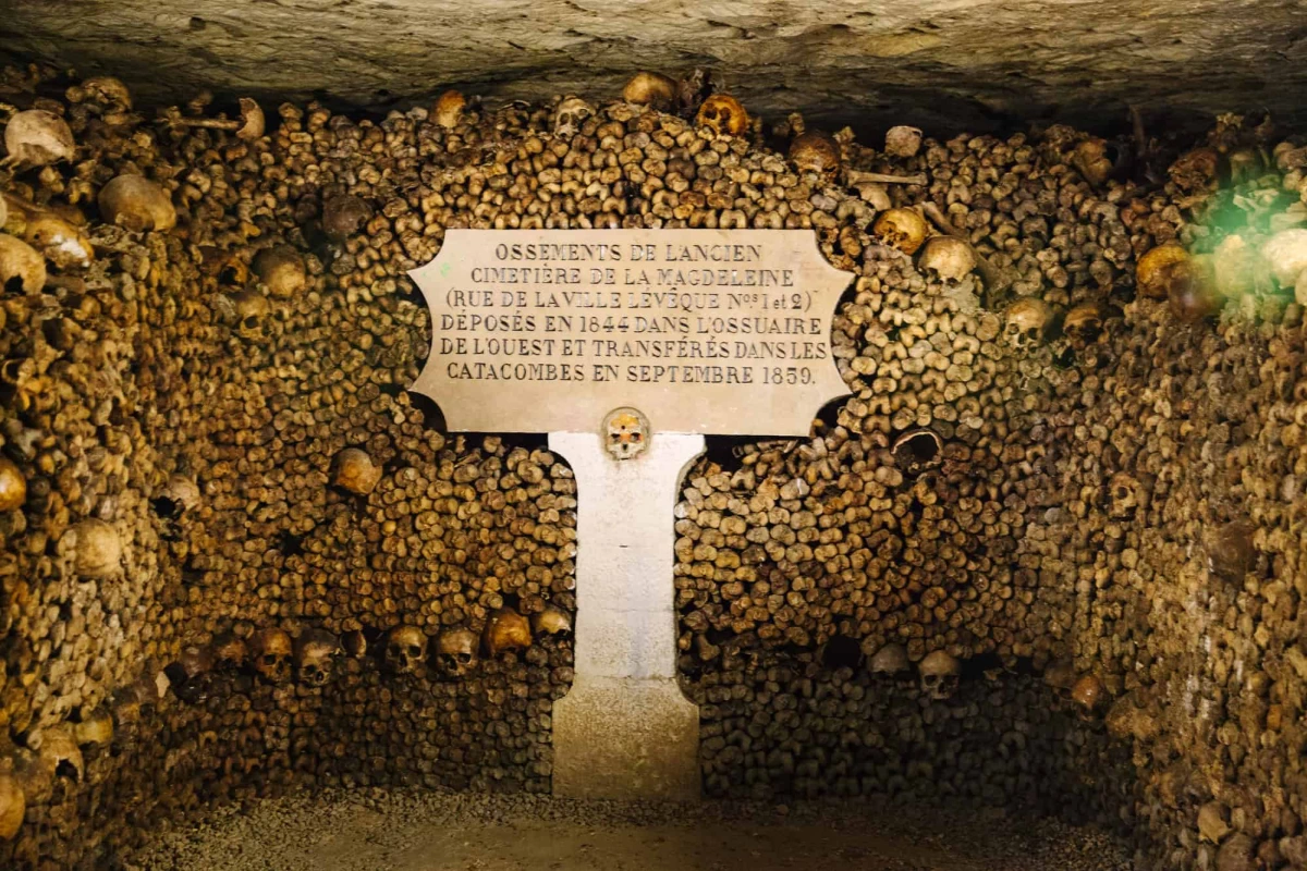 The Ossuary in Paris Catacombs