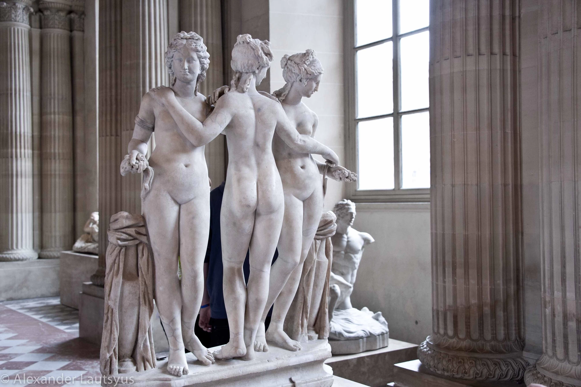 The Three Graces in The Louvre Paris