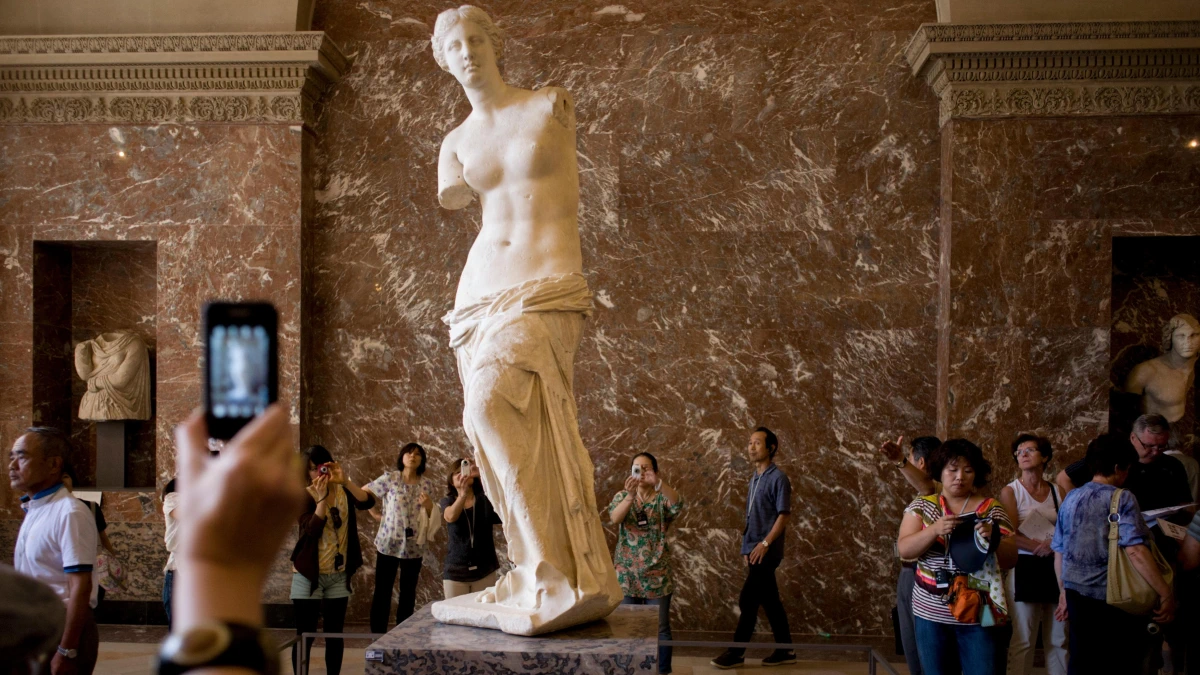 Venus de Milo (Aphrodite of Milos) in The Louvre Paris