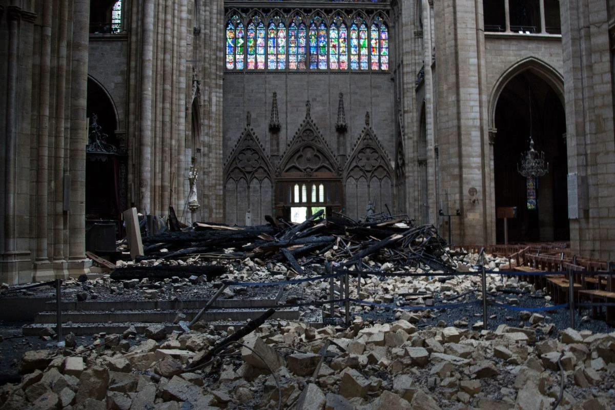 The Fire Damage in the Cathedral