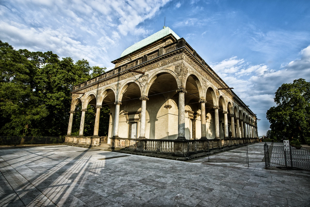 Side view of the Royal Summer Palace